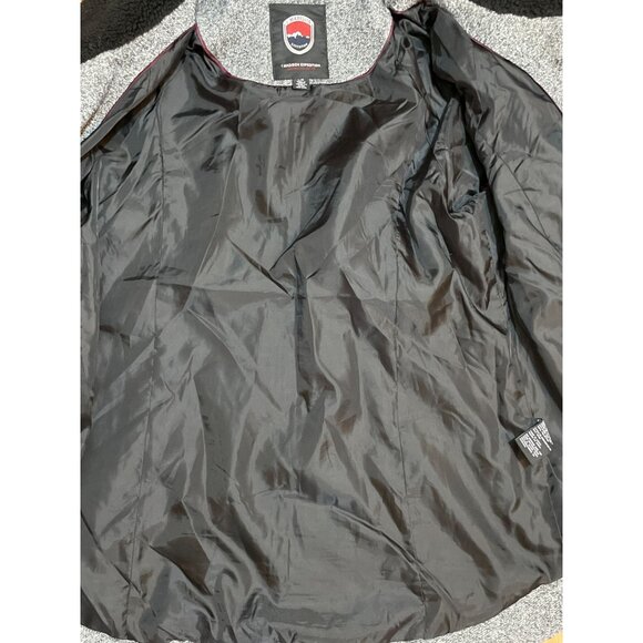 1 Madison Expedition Grey Knit Full Zip Hood Jacket Size Large - Picture 4 of 4